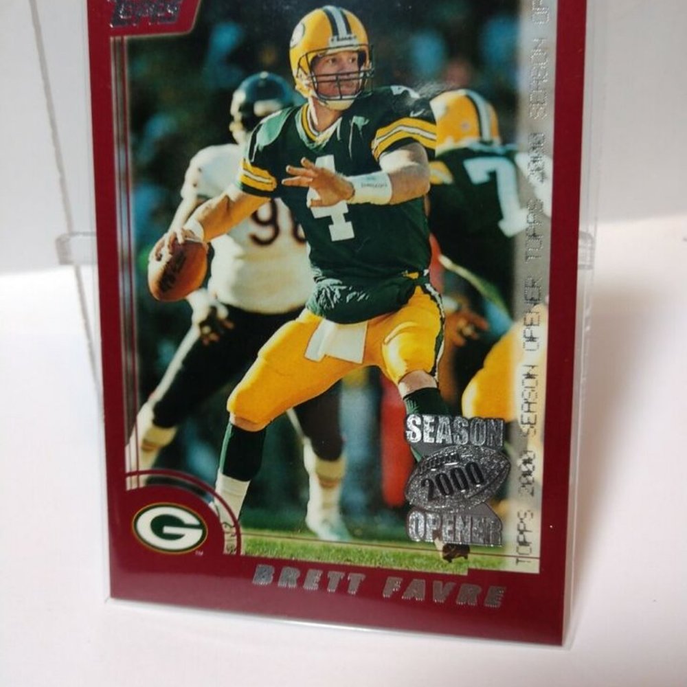 2000 Topps Season Opener Brett Favre card #154 Green Bay Packers GQ. - Picture 7 of 7